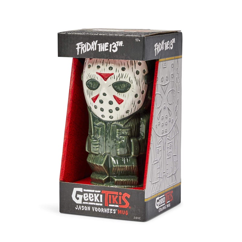 Friday The 13th Geeki Tikis Jason Voorhees Mug | Official Horror Collectible Tiki Style Ceramic Cup | Holds 26 Ounces - Image 4